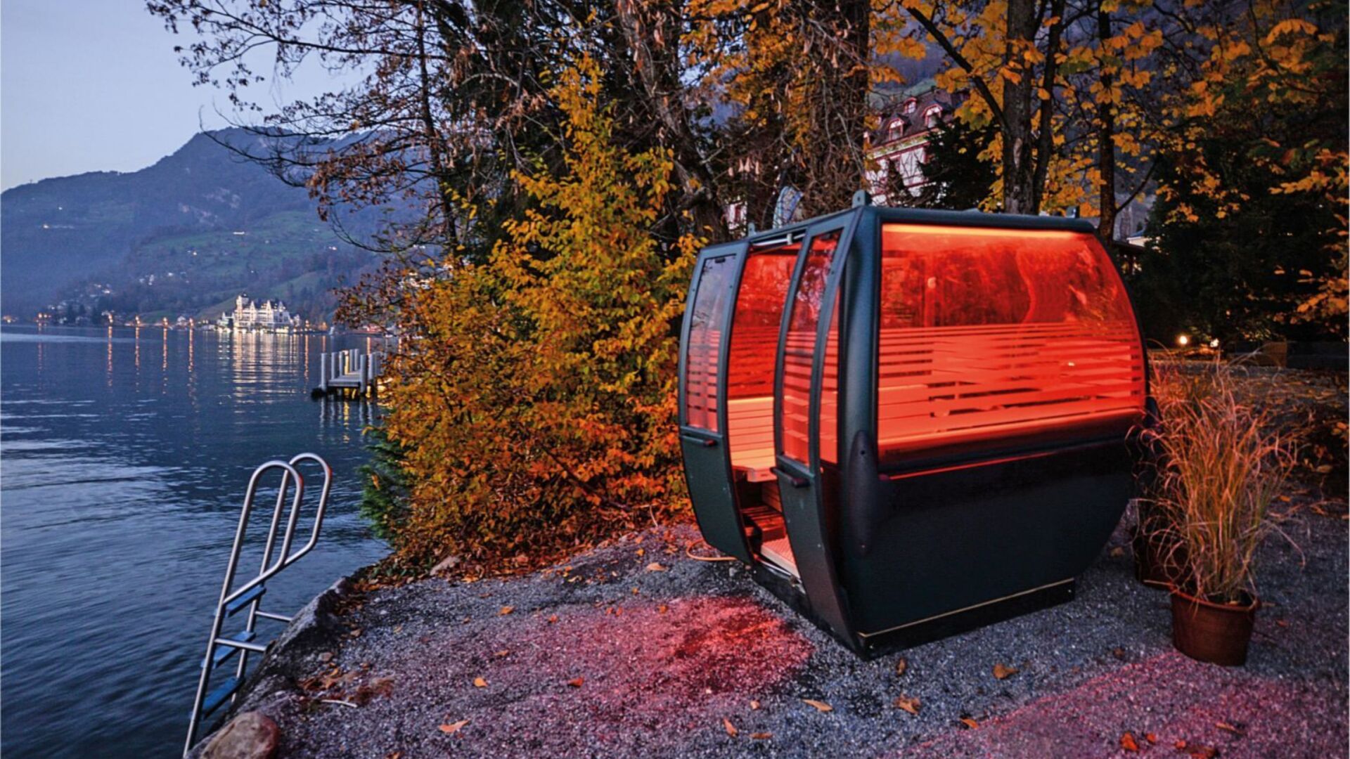 Kueng wellness vitznauerhof saunagondel